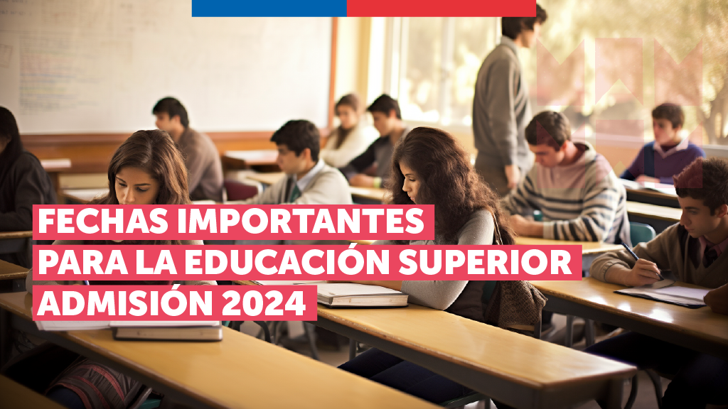 Fechas importantes para la educación superior, Admisión 2024
