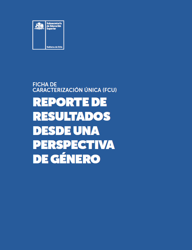 Reporte de resultados Ficha de Caracterización Única con perspectiva de género.